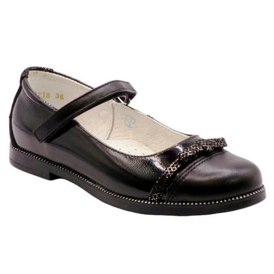 Туфлі для дівчинки 43161 ч/нап Shagovita 43161 ч/нап фото